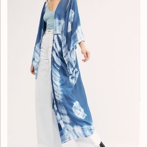 Free People Spellbound Tie Dye Kimono one size